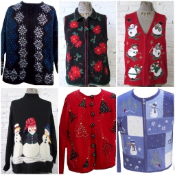 Ugly (cute) Christmas Xmas Holiday Sweater by the pound